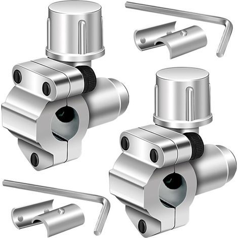 Valves de piercing BPV-31 pour réfrigérateur de climatisation - compatibles avec les tuyaux de 1/4, 5/16, 3/8", remplace BPV31, BPV31D, GPV14, GPV31, GPV38, GPV56, MPV31/paquet de 2 (1/4)