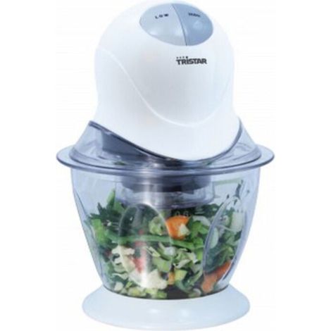 Tritatutto Ciotola in plastica 0,6 lt - Lame in acciaio inox (1/5)