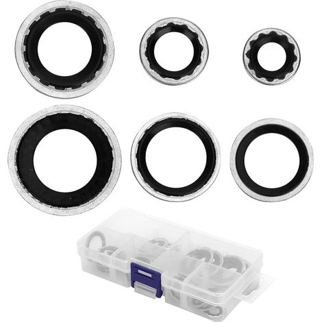 30 Joints Compresseur Climatisation Voiture, 6 Tailles Joints Toriques Climatiseur Automobile Joints D'étanchéité Climatiseur Voiture Anti-Fuite Accessoires pour Plupart Voitures Camions SUV (1/5)