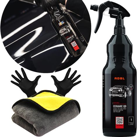 Adbl Ceramic QD 1L limpiador rápido con cuarzo que aporta profundidad y brillo + toalla (1/5)