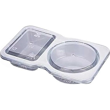 HONORNIC - Lot de 5 boîtes à goûter réutilisables, pliables, avec couvercles, pour noix et fromage. (1/5)