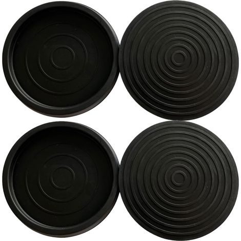 6 cm runde Spitzen aus Silikonkautschuk für Stuhlbeine, Möbel, Hocker, Tische und Sofas.