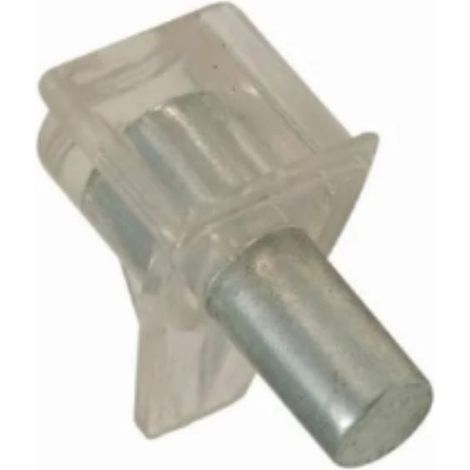 FPLUS soporte estante cilindro met.blancox100 , Soporte sencillo de fácil y rápido montaje, constituido por plástico y metal, para soportar los estantes con un peso no excesivo.

S