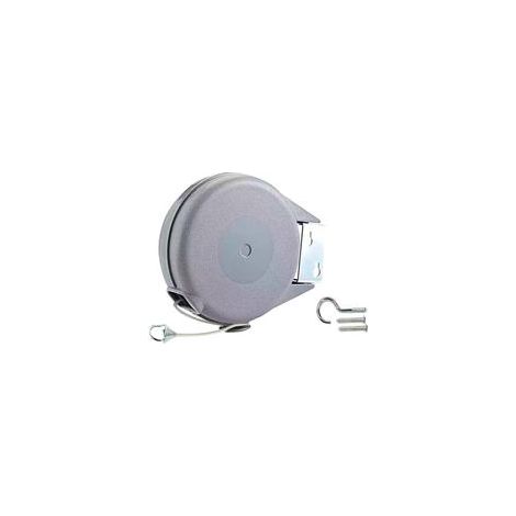 12m Corde à linge rétractable de pour l'extérieur cordon rétractable en PVC corde à linge rétractable fixée au mur pour la fixation