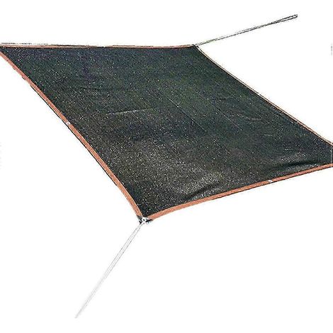 Filet d'ombrage noir, toile d'ombrage de protection UV C (1/5)
