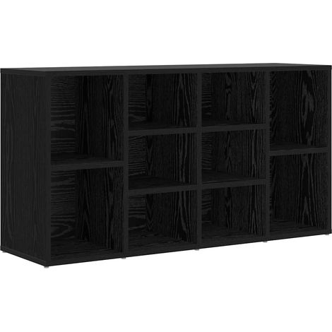 Banc à chaussure  Meuble à chaussures avec étagère Chêne noir 103 x 30 x 54,5 cm
