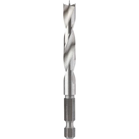 Foret Bois HEXA 3 pointes 6 pans monobloc - 981 Ø 3 Long. Utile 35 Long. totale 65