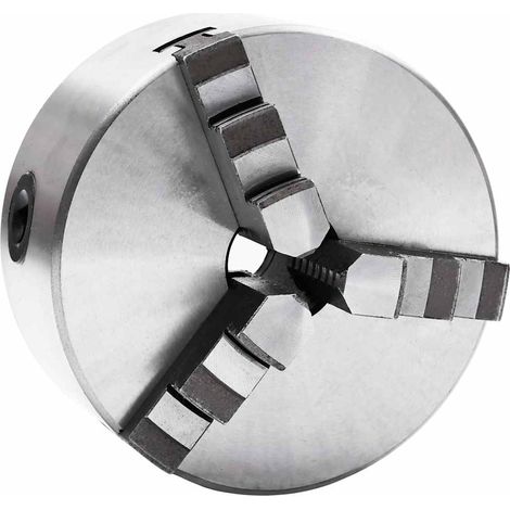 3 Jaw Self-Centering Lathe Chuck 125 mm Steel K11 125 vidaXL