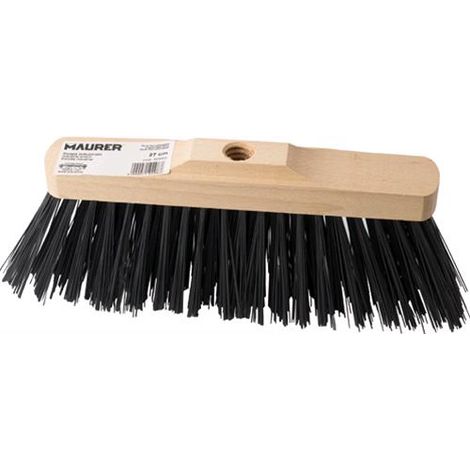 SCOPA INDUSTRIALE PICCOLA Supporto in Legno Senza Manico 27 cm MAURER
