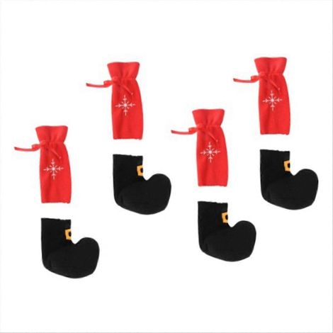 Chaussettes de Noël pour meubles, protège-pieds de chaises, protections de sol (1/5)