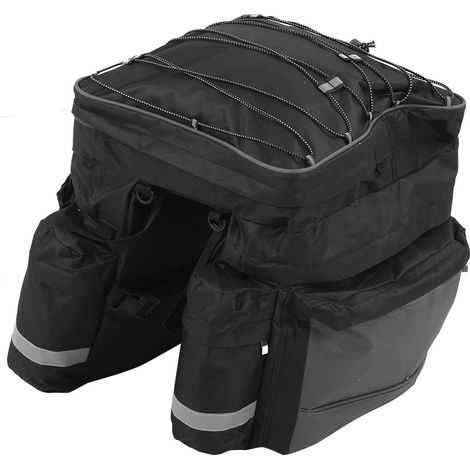 Sacoche de vélo 3 en 1 avec porte-bagages et étagère pour VTT (1/5)