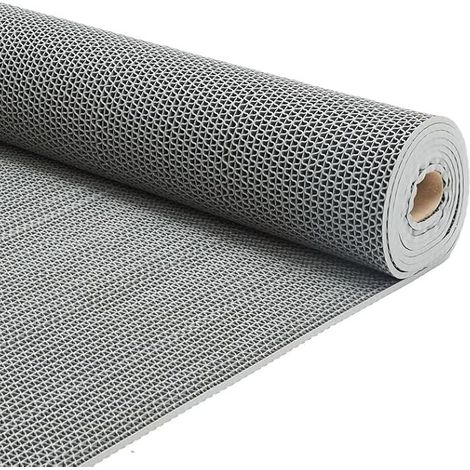 Tapis de drainage PVC 90 300 cm, 5,5 mm d’épaisseur antidérapant pour piscine, tapis de cuisine commercial, tapis de douche, tapis de salle de bain pour zone humide de cuisine, zone humide de (1/5)