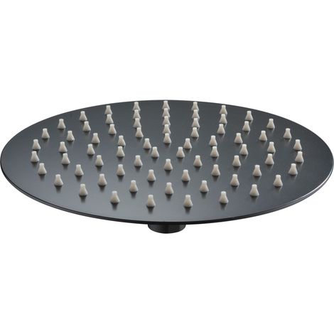 Imex -  Rociador Ducha Efecto Lluvia 25cm Negro Serie  Rociadores
