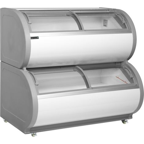 Vitrine froid négatif à deux niveaux TD500 - Tefcold (1/2)