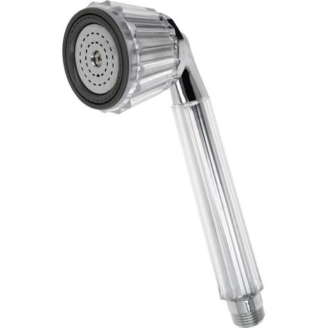 Douchette Kristall, raccord 1/2’’ chromé/transparent, 2 jets (durdoux)
