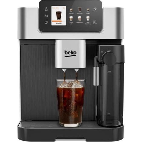 Caffettiera superautomatica BEKO CEG7348X Nero Grigio Argentato (1/5)