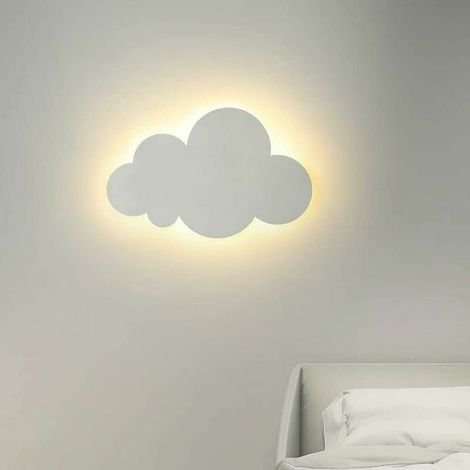 Applique murale enfant en acrylique avec LED intégrées – Lumière tricolore – 30x19x3,5 cm – Pour chambre et espaces créatifs (1/4)