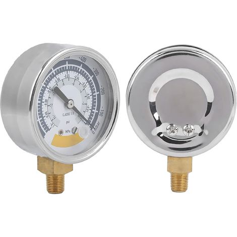 Vacuum Pe Pressure Gauge,Vacuum Gauge,Pressure Gauges Instrument Accurate Gauge For Vacuum Pe 0‑14 Psi Npt 18 Inch (1/5)