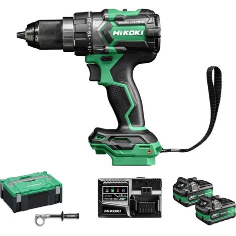 Perceuse-visseuse à percussion sans fil 18V 140Nm 2x5Ah BSL36A18 MultiVolt HiKOKI DV18DC WRZ (1/5)