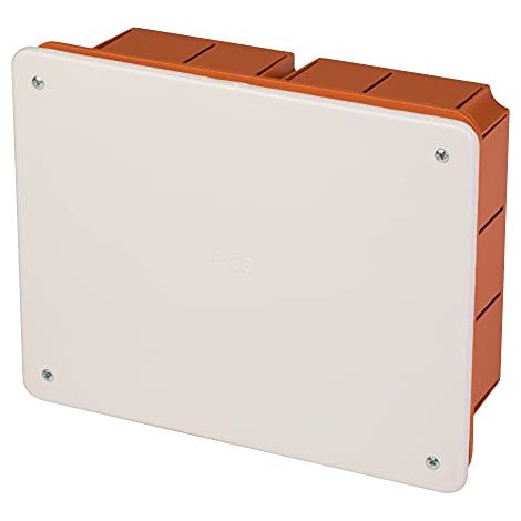 POLY POOL - PP0590 Boite de Jonction Encastree avec Couvercle - Boite Electrique Murale Rectangulaire - Boitier de Jonction avec Vis pour Fixation du Couvercle - Boite de Jonction Made in Italy (1/5)