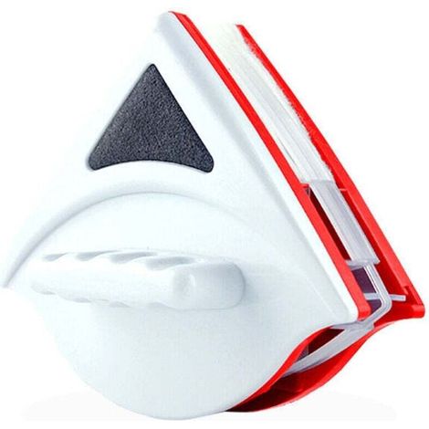 Lave-vitre magnétique - Nettoyage fenêtres 15-24mm - Maison/bureau - Double face, 6 éponges, 4 essuie-glaces - Ménages et nettoyeurs