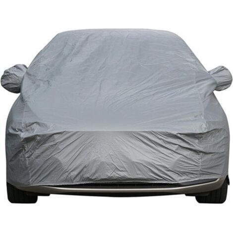 Universal car cover, fully waterproof, scratch-resistant, durable, lined, made of breathable cotton, highly durable (1/4)