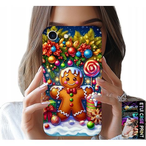 Custodia per iPhone 7 / 8 / SE2 - motivi di pan di zenzero, caramelle, Natale + vetro (1/5)