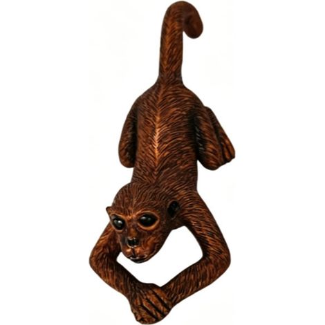 Pot de fleur de singe suspendu amusant, figurine en résine, statue d'animal, décoration végétale pour la maison, le jardin, la clôture, le balcon, la terrasse, la pelouse, la cour, ornement A (1/5)