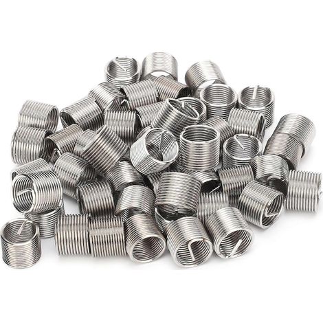 50 inserts filetés, outil de réparation d'écrous réducteurs, acier inoxydable, M10x1x1,5D