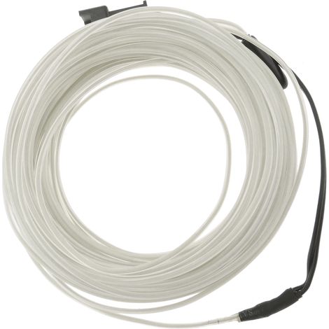 BeMatik - Transparent bleu Câble électroluminescent bobine 2.3mm 10m connecté à 220VAC (1/5)