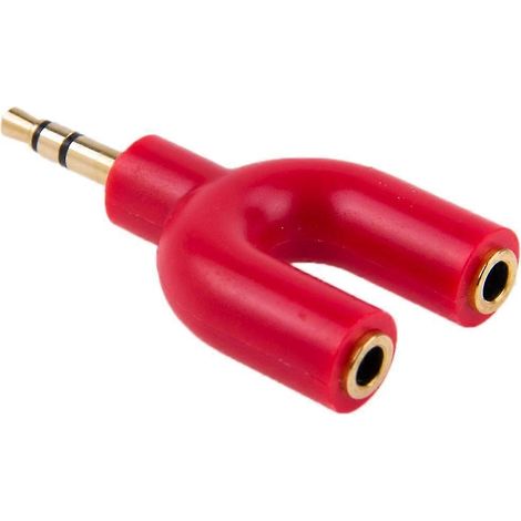 Adaptateur répartiteur stéréo mâle 3,5 mm vers double femelle stéréo 3,5 mm (2025) (1/4)