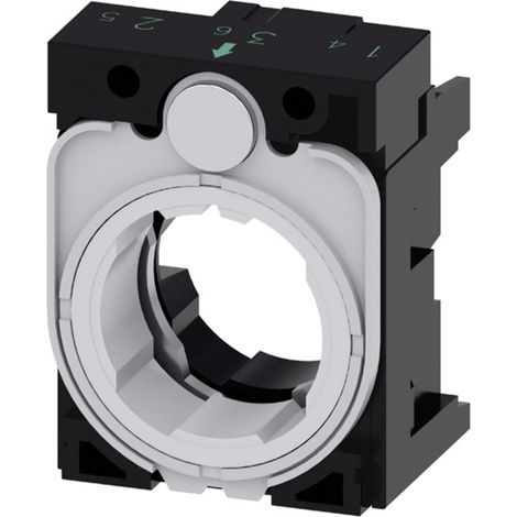 Siemens 3SU1500-0AA10-0AA0 Halter 3-fach (B x H) 30 mm x 40 mm Grau, Schwarz 1 St. (1/3)