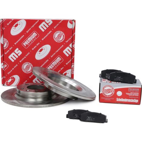 JUEGO DE DISCOS Y PASTILLAS DE FRENO TRASERO MAZDA 323 F (1/5)