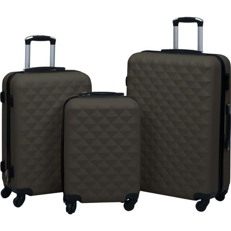 Teenpull – Hartschalen-Trolley-Set 3 Stk. Anthrazit ABS (1/5)