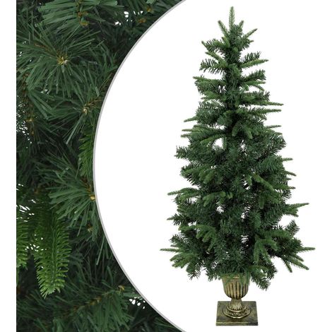 Albero di Natale Mini 120 cm PVC e PE Verde vidaXL (1/5)