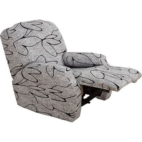 Housse de Fauteuil Relax WOVTE – bedruckt, dehnbar, 4-teilig aus strapazierfähigem Polyester.
