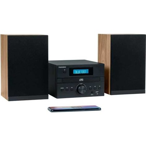 Thomson MIC123BT Impianto Micro Hi-Fi 50W Bluetooth CD MP3 Radio FM USB AUX