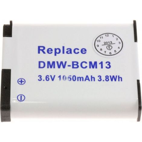 ACCU LI-ION ADAPTABLE POUR PANASONIC 3,6V-1050MAH POUR PIECES SON VIDEO - DMW-BCM13E (1/2)