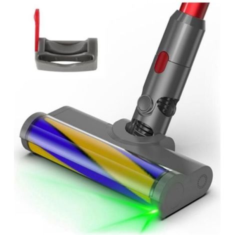 Tete D Aspirateur - Brosse A Rouleau Souple - Pour Sol Dur Bois Carrelage Marbre - Compatible Dyson V7 V8 V10 V11 V15 - 1 Piece (1/5)
