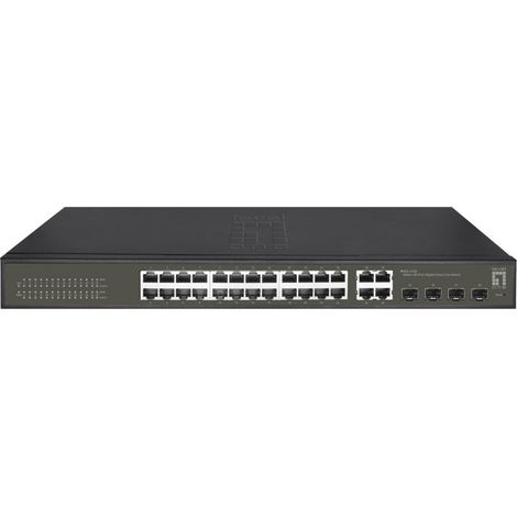 LevelOne GES-2128 Netzwerk-Switch Managed L2 Gigabit Ethernet (10/100/1000) Schwarz