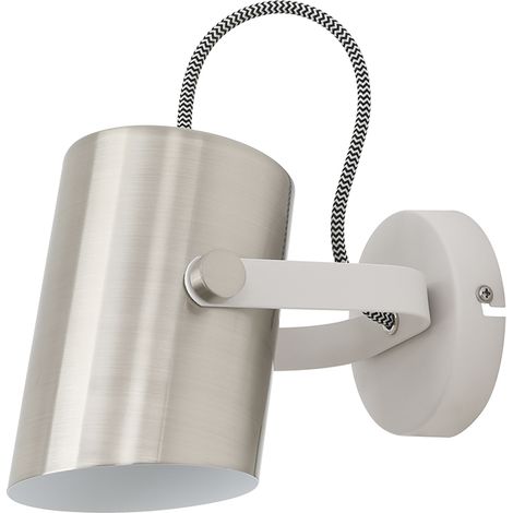 APLIQUE PARED PLATA E27