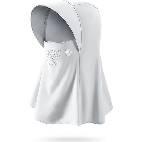 1 Visière femme, large bord, soie glacée, maille nylon, protection UV, jardinage, pêche, randonnée