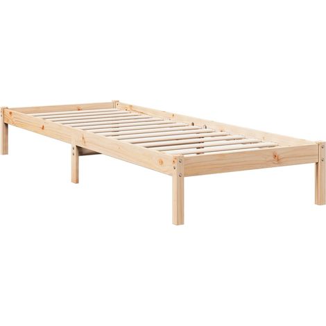 Letto Extra Lungo senza Materasso 180x200 cm in Legno di Pino vidaXL