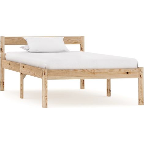 Giroletto senza Materasso 100x200 cm in Legno Massello di Pino vidaXL (1/5)