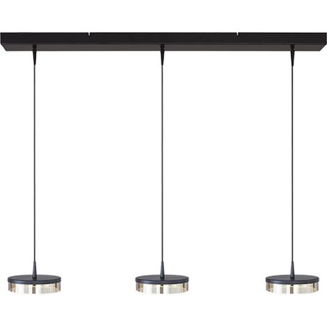Lampe pendante à 3 lampes Imperia Nickel noir 100 cm - 2041-05-81-02-100-3 (1/3)