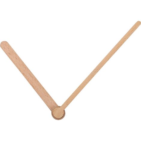 1 kit d'outils de réparation d'aiguilles pour horloge murale simple à suspendre, aiguilles longues en bois (1/5)