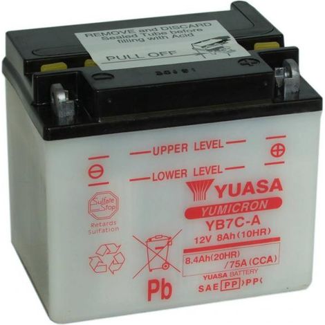 BATTERIA YUASA YB7C-A 12V 8 Ah