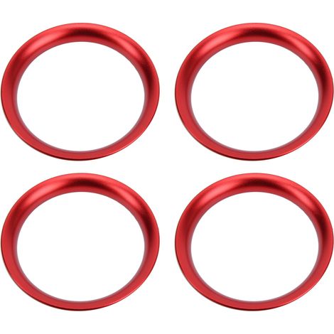 4 pièces Anneaux de bouche d'aération garniture rouge décorative remplacement pour Honda VEZEL XRV (1/5)