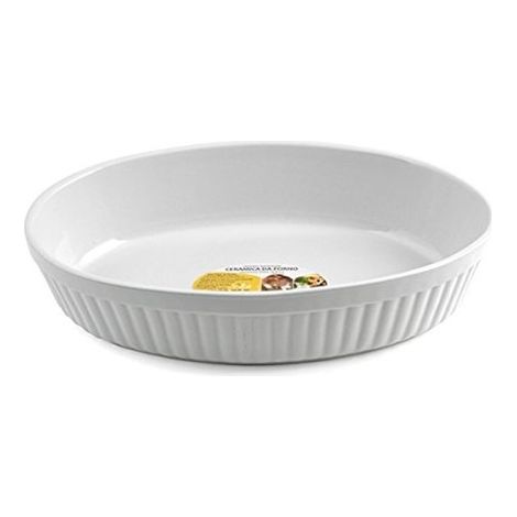 Pirofila ovale 18 x 13,5 x 4 cm tortiera in ceramica