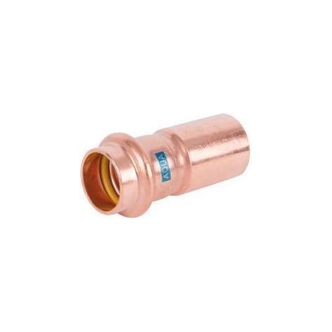 Hermann Schmidt Reduziermuffe V-Press Copper AQUAGAS 35x22mm 454303522 (1/5)